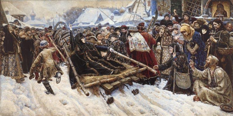 Vasily Surikov Feodosia Morozova oil painting picture